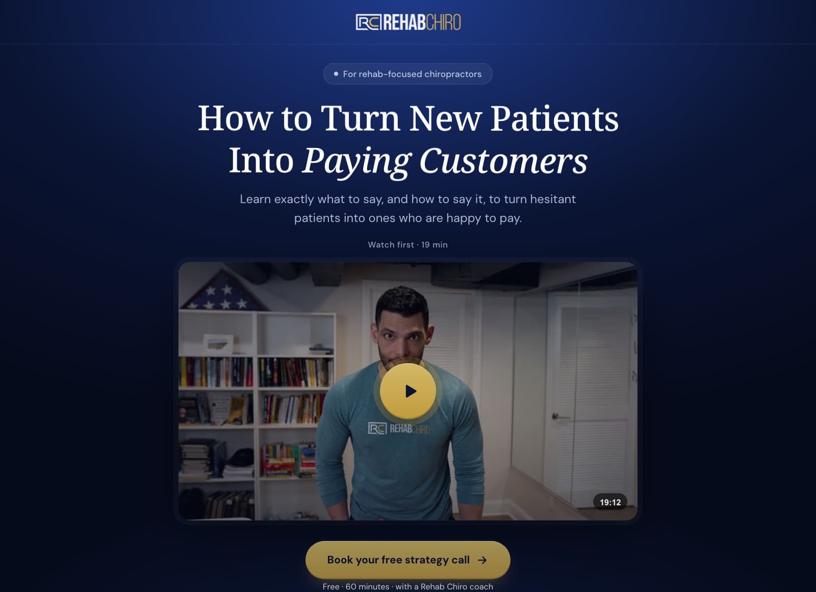 Rehab Chiro website preview